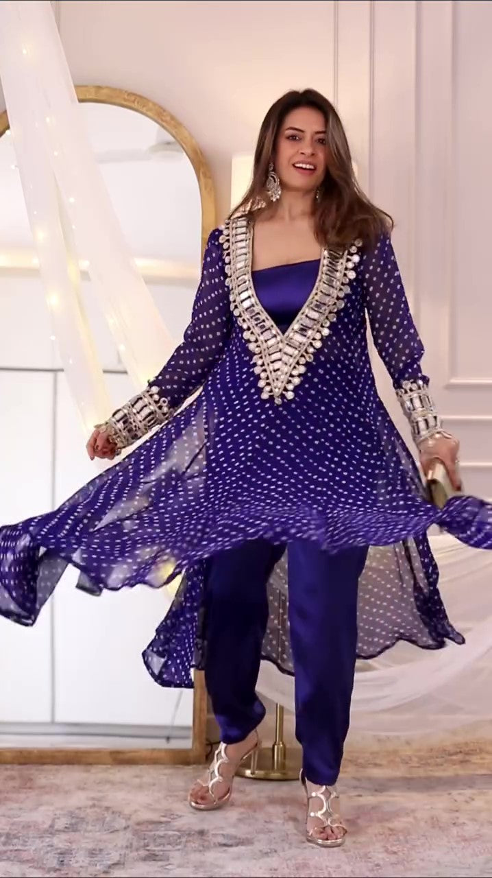 Stylish Indo-Western 3-Piece Set for Women