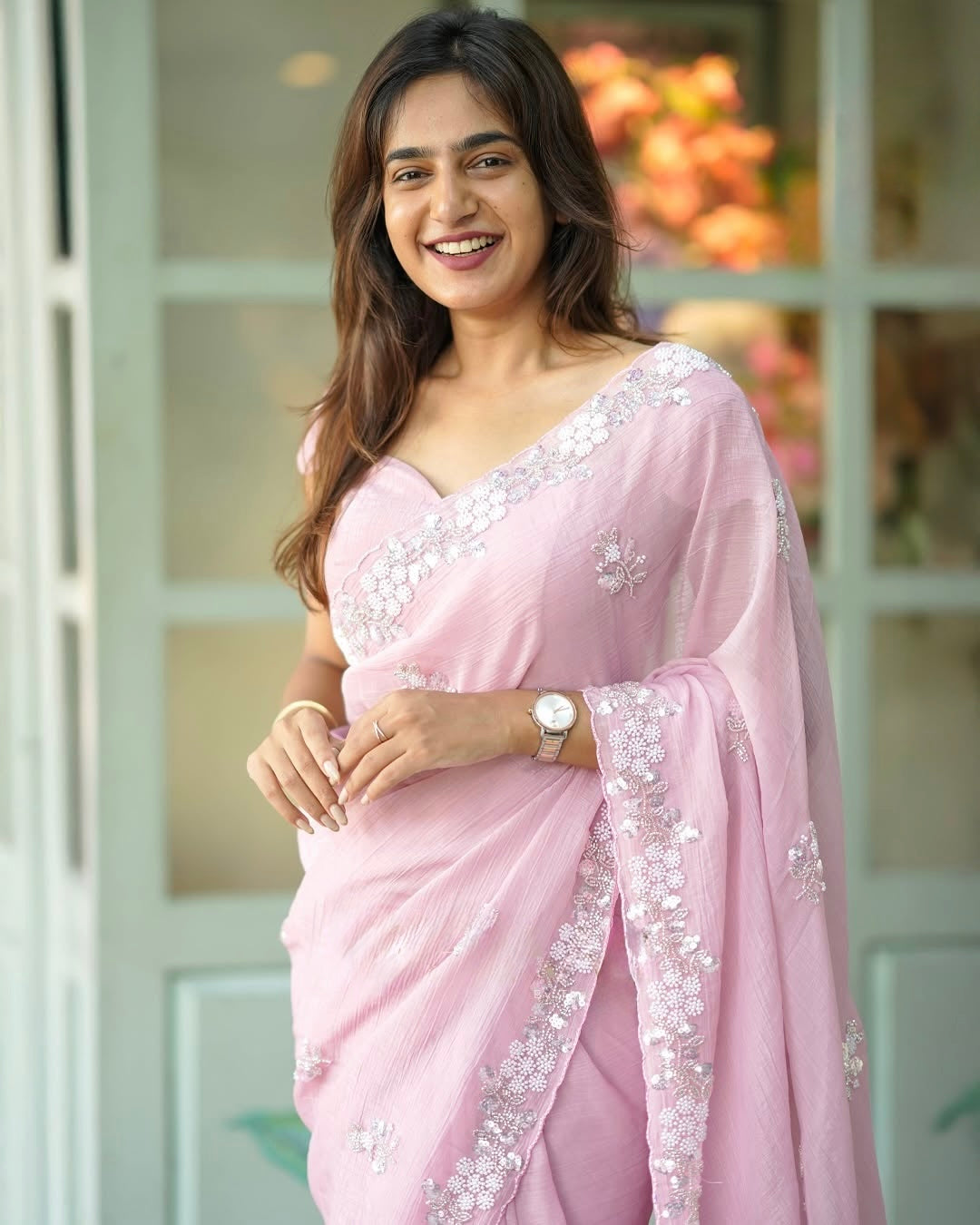 Showroom Style Designer Saree – Pixel Crush