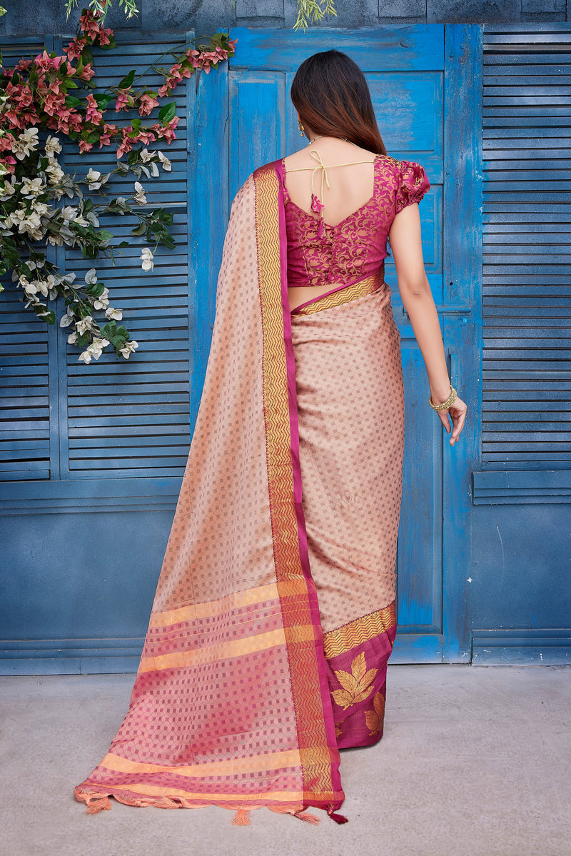 EXCLUSIVE JACQUARD WEAVING WORK - AURA SILK