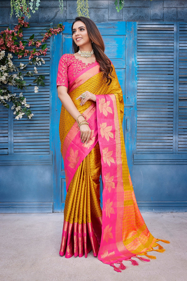 EXCLUSIVE JACQUARD WEAVING WORK - AURA SILK