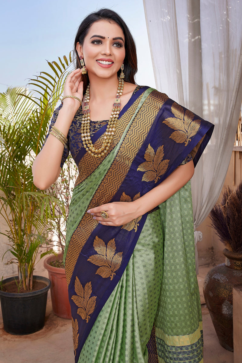 EXCLUSIVE JACQUARD WEAVING WORK - AURA SILK