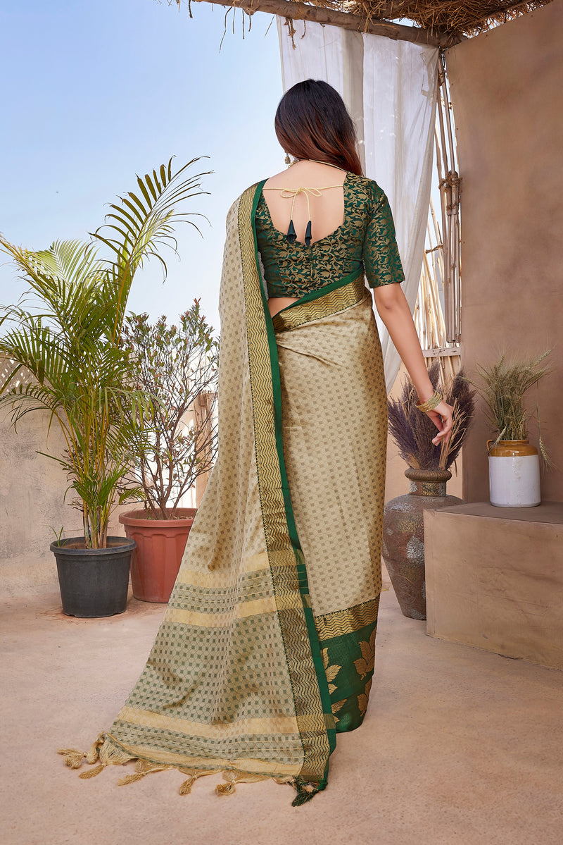 EXCLUSIVE JACQUARD WEAVING WORK - AURA SILK