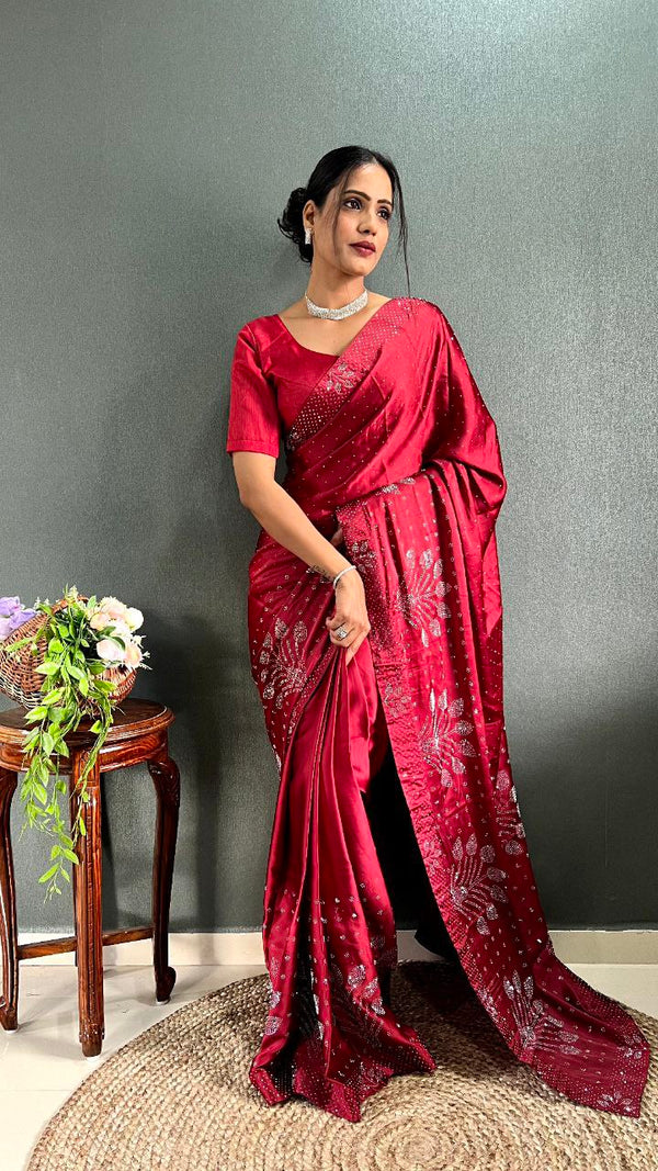 Designer Party wear 1-Minute Saree