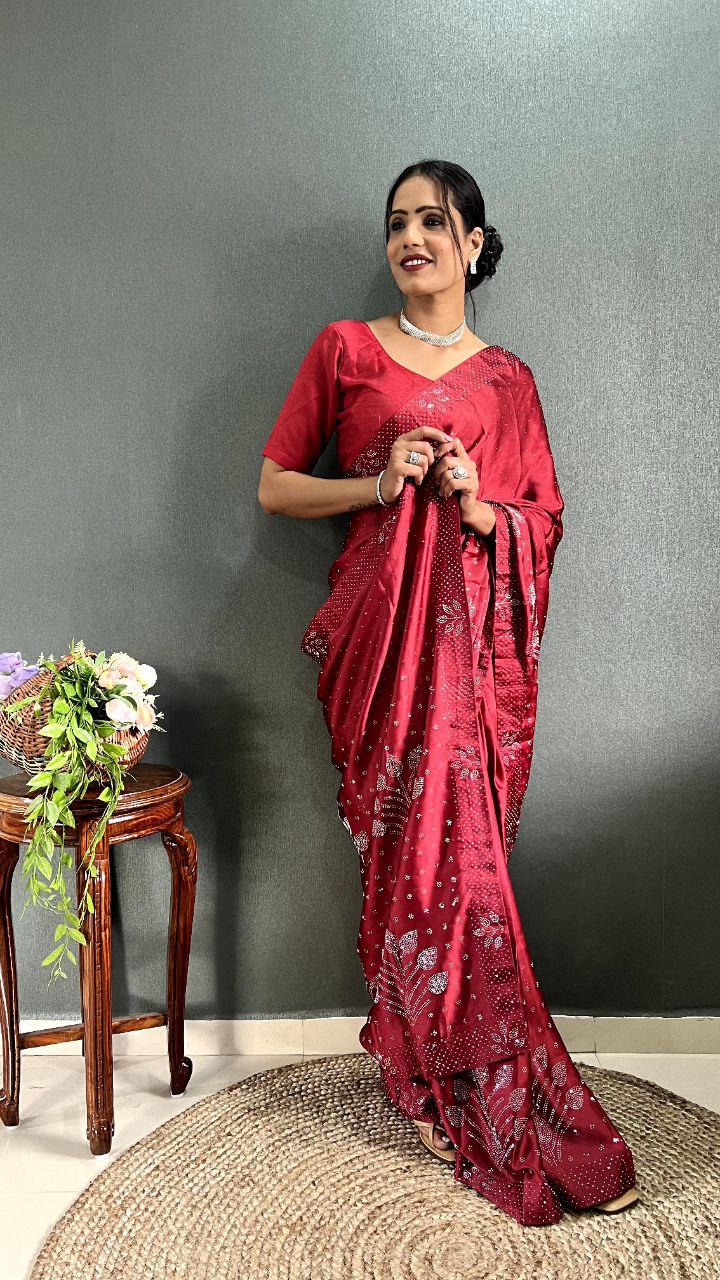 Designer Party wear 1-Minute Saree