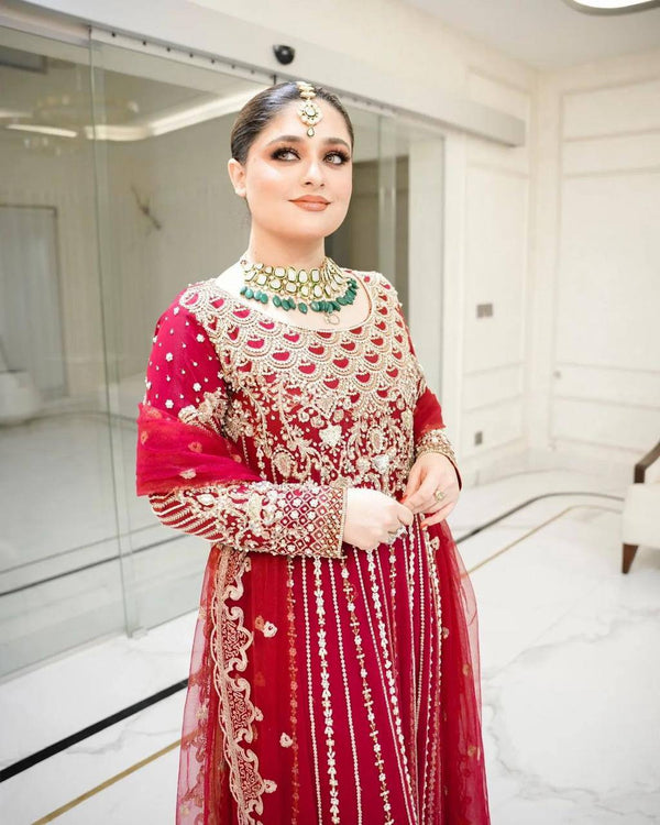 Designer Embroidered Anarkali Gown