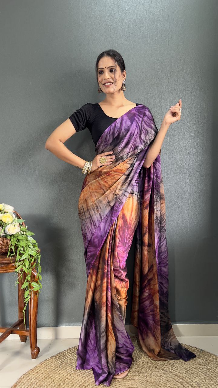 Prism Printed Ready-to-Wear Saree