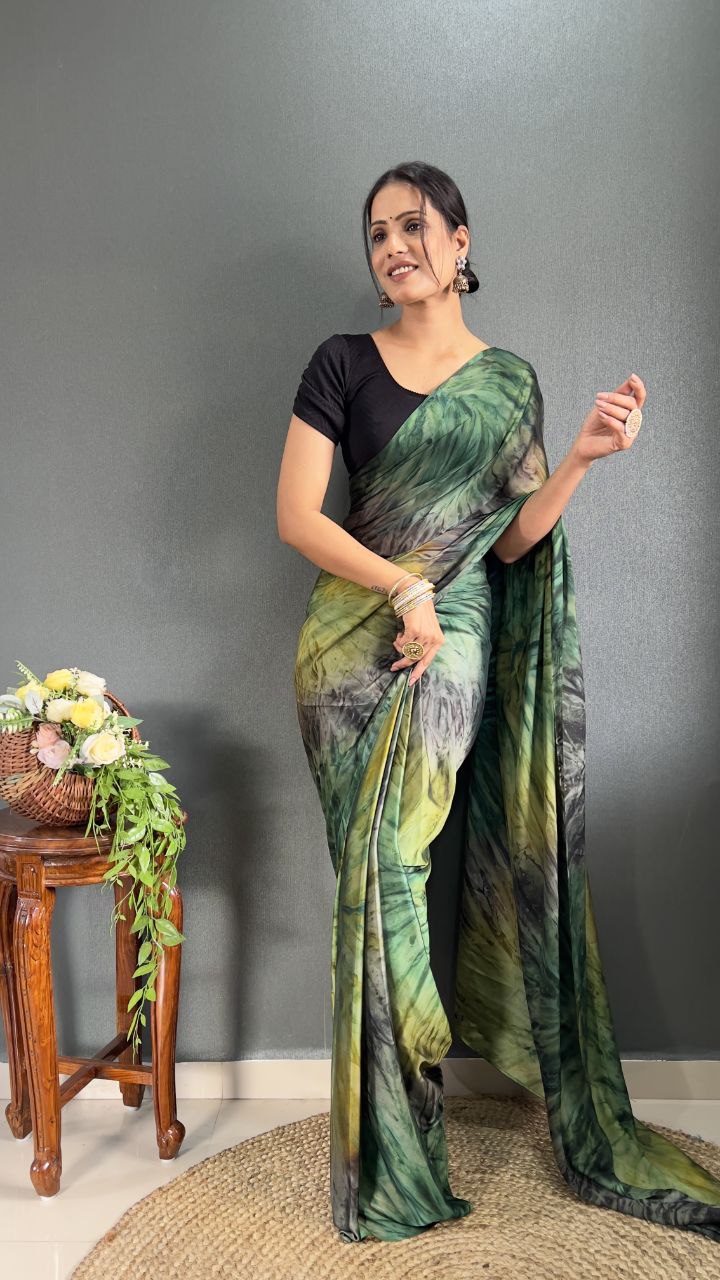 Prism Printed Ready-to-Wear Saree