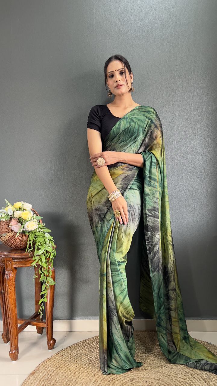 Prism Printed Ready-to-Wear Saree