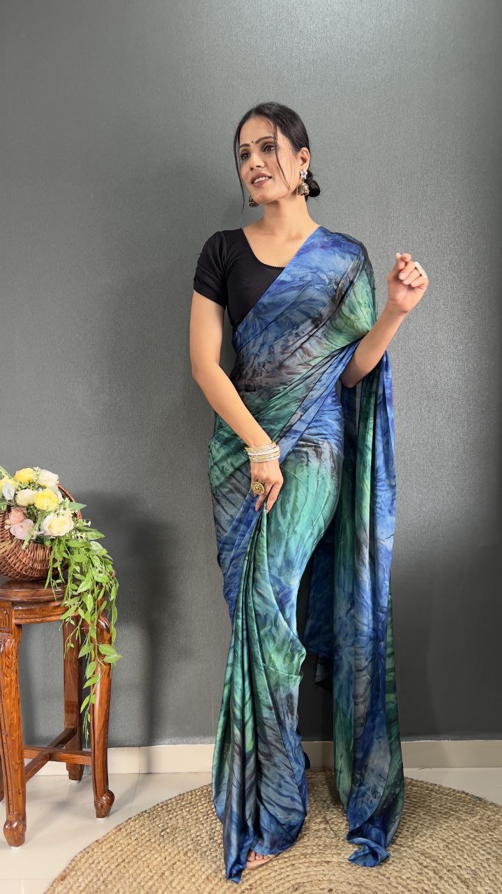 Prism Printed Ready-to-Wear Saree