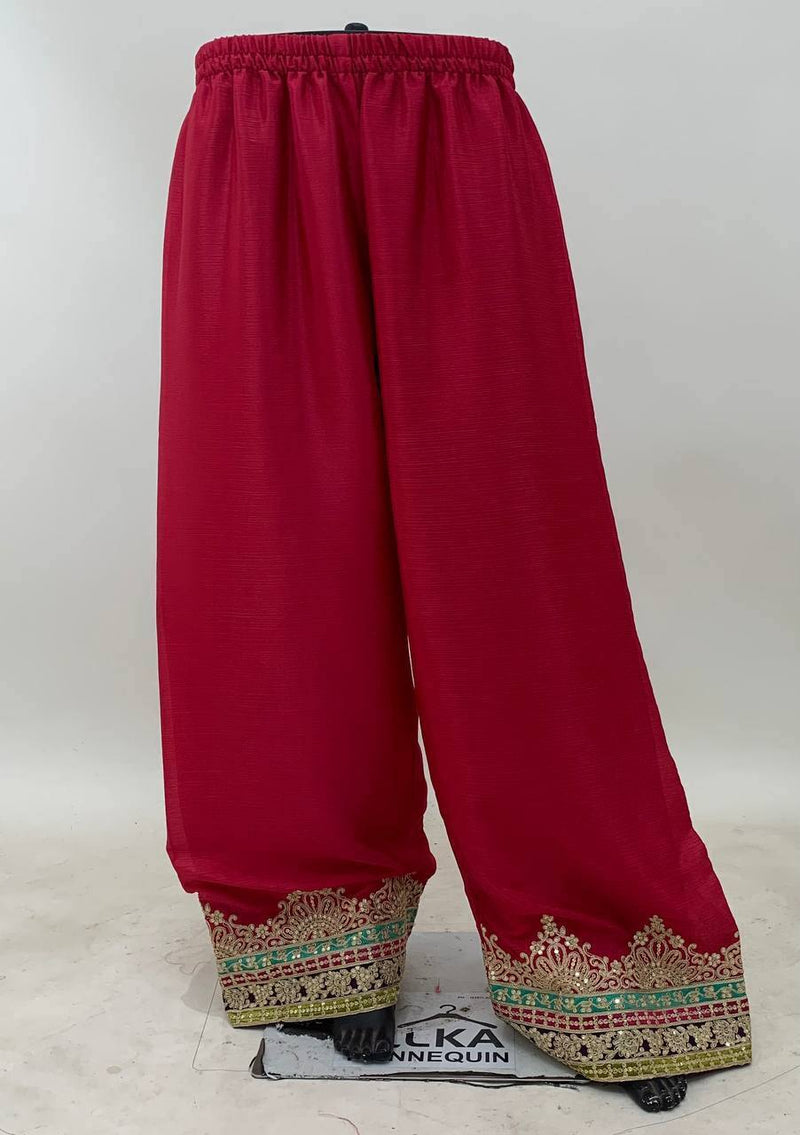 Premium Chinon Embroidered Suit Set