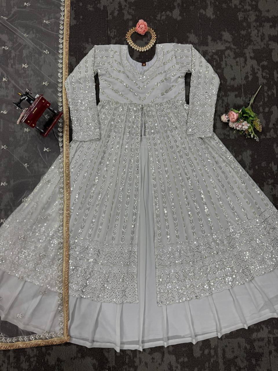 Stunning Top Lehenga with Dupatta – Elegant Party Wear