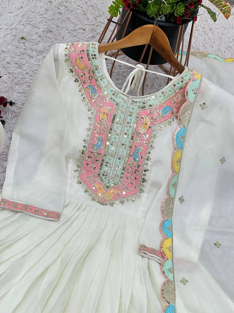 Premium Designer Party Wear Gown with Dupatta