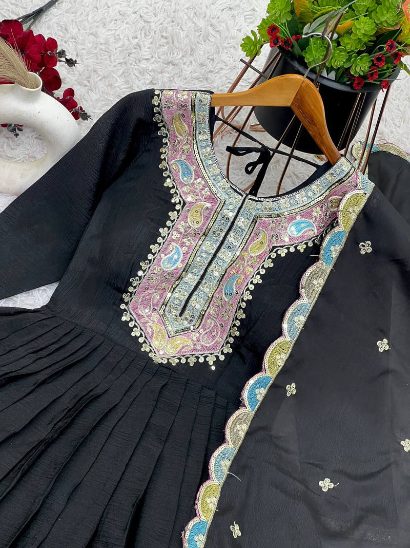 Premium Designer Party Wear Gown with Dupatta