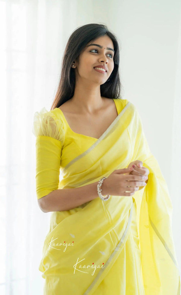 Elegant Contrast Jacquard Lilan Slab Cotton Saree