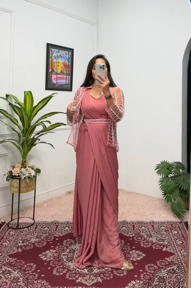 New Superhit Indo-Western Ready-to-Wear Saree