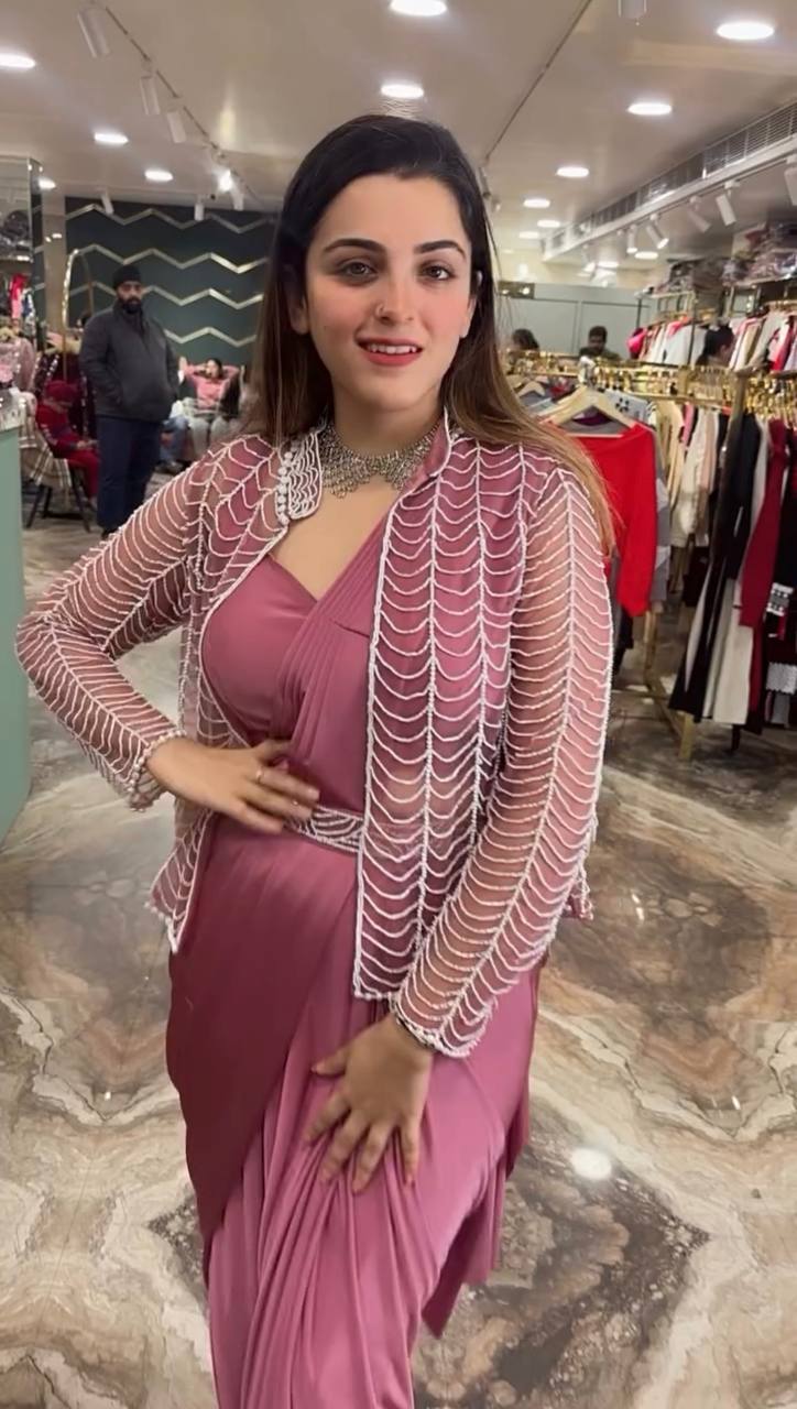 New Superhit Indo-Western Ready-to-Wear Saree