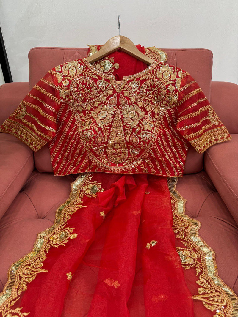 Designer Saree in Heavy Organza Silk