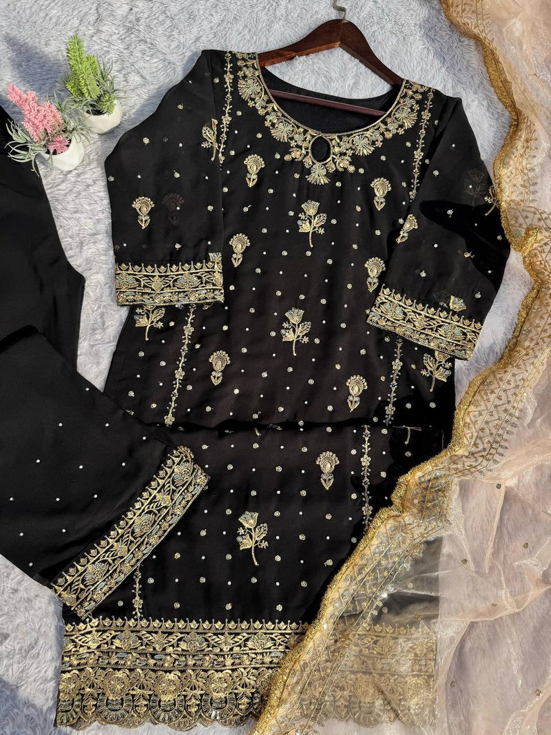 Desirable Fancy Faux Georgette Set
