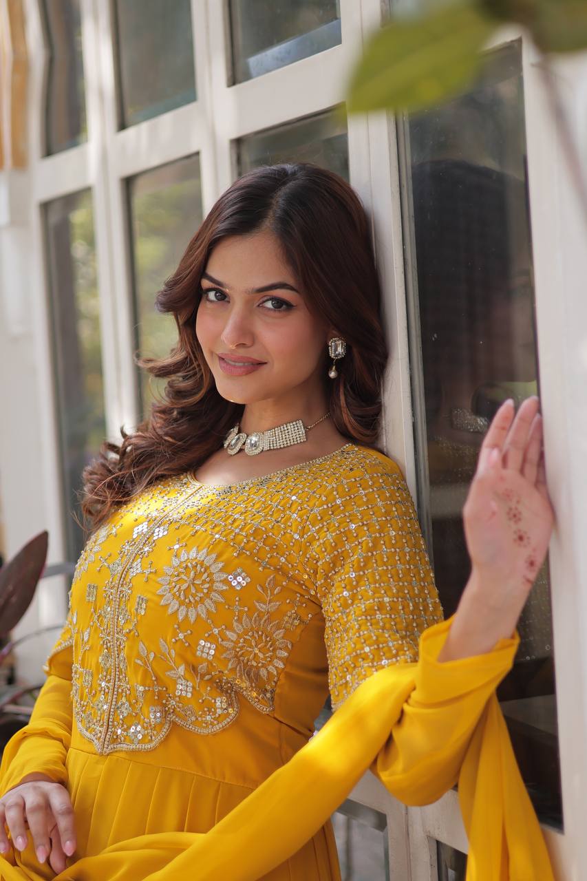 Premium Designer Readymade Gown with Dupatta Collection