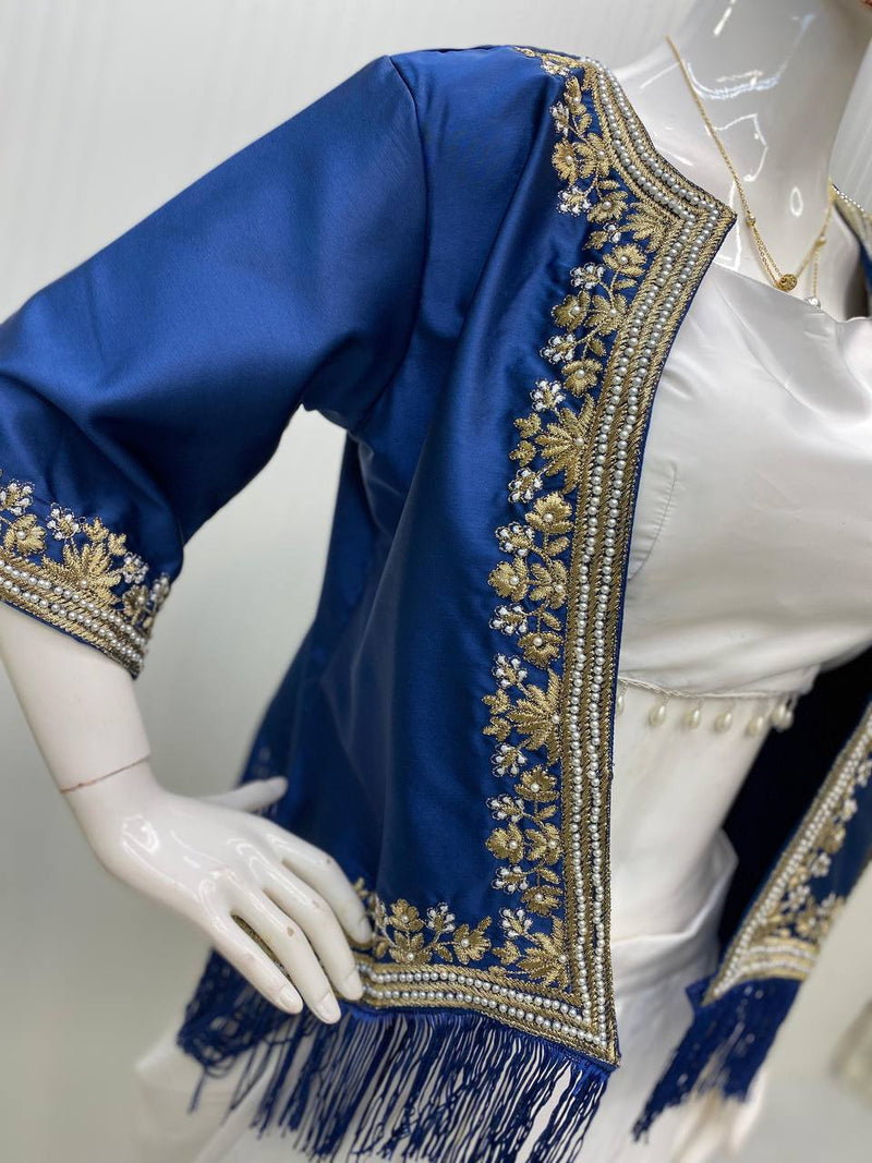 New 3-Piece Western Draped Dhoti Set with Koti