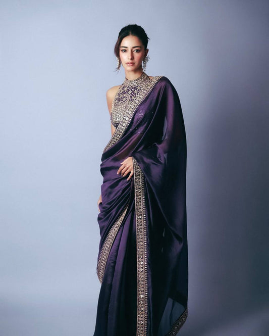 Bollywood Celebrity Sequin Saree Collection by Nilormy