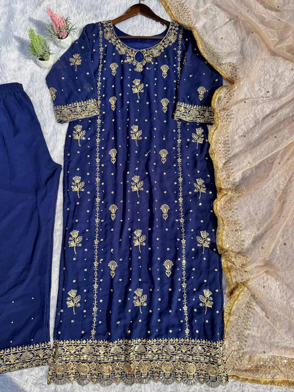 Desirable Fancy Faux Georgette Set