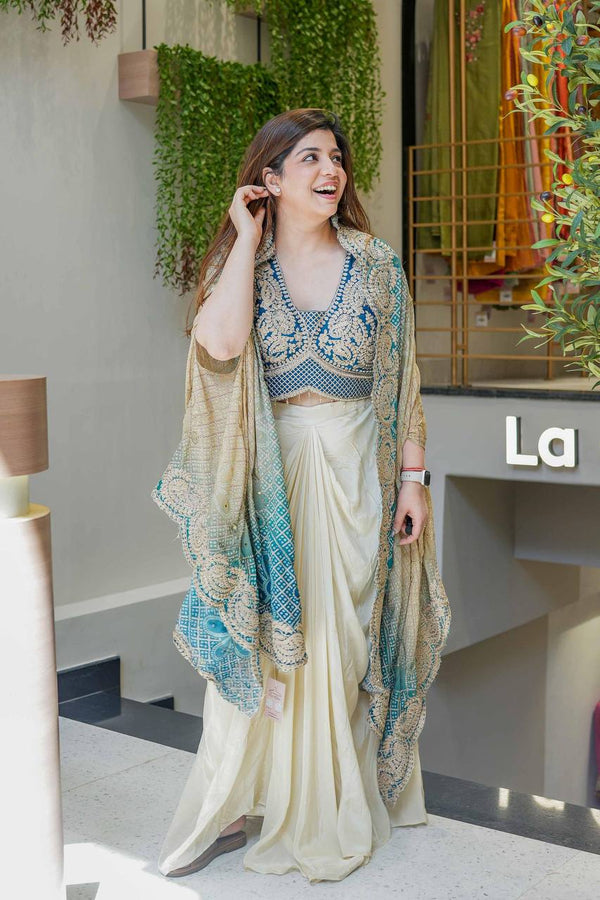EXCLUSIVE THREE PIECE WESTERN OUTFIT FOR DESIGNER LOOK