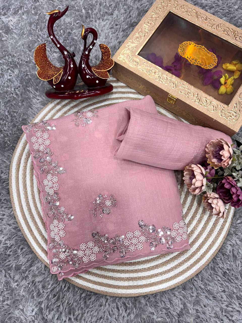 Showroom Style Designer Saree – Pixel Crush