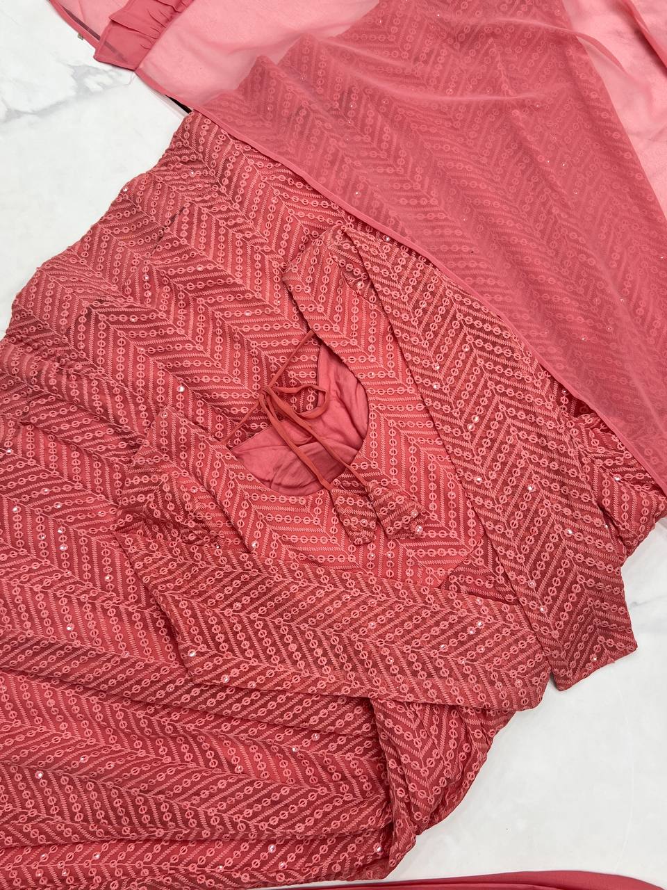 Royal Lucknowi Anarkali Suit Set