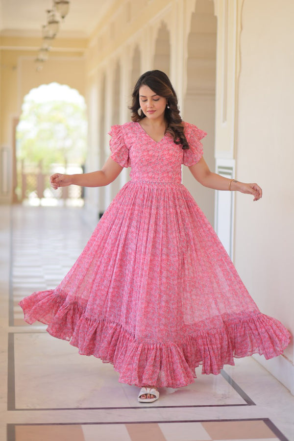 Desirable Women's Full Flaired Gown