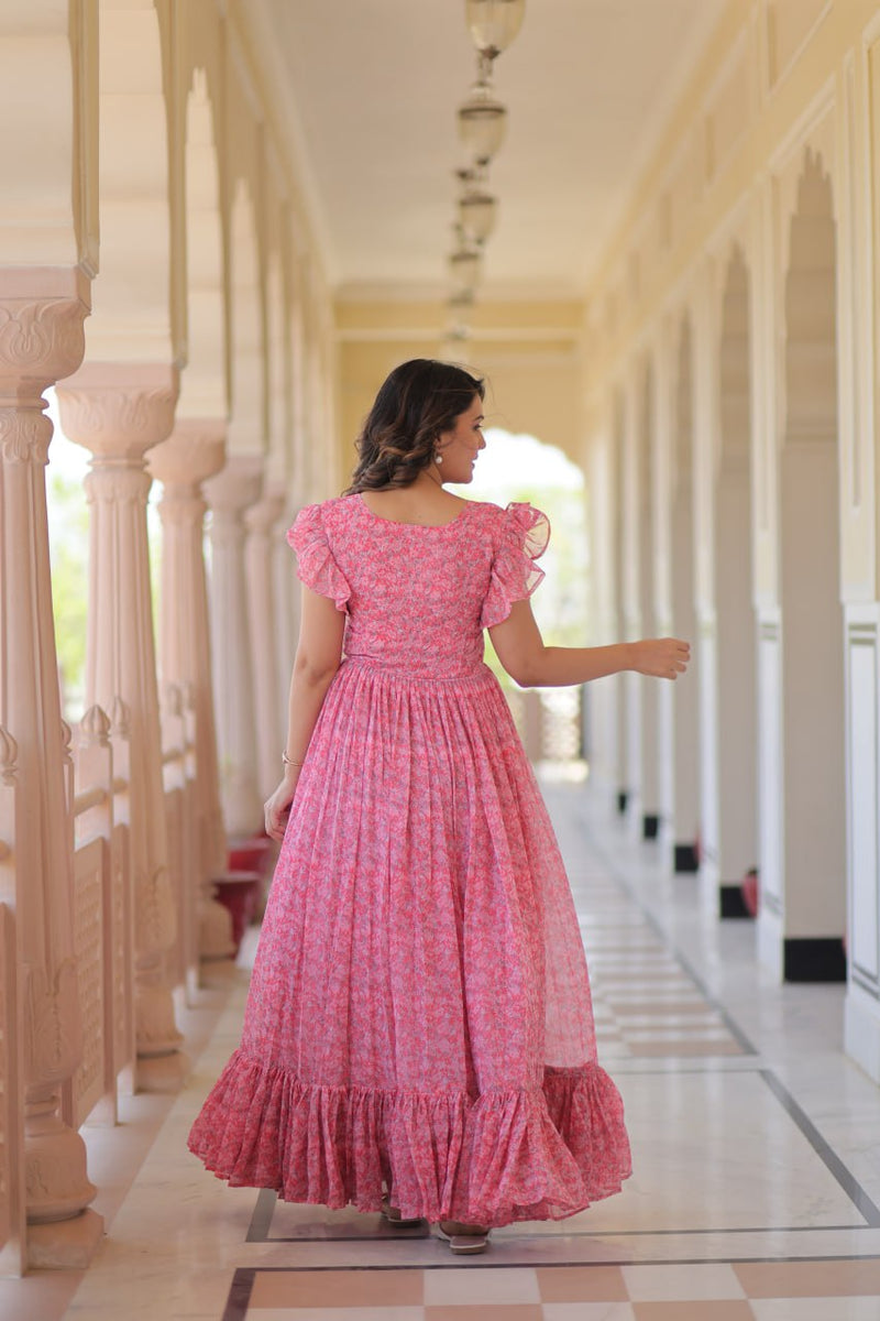 Desirable Women's Full Flaired Gown