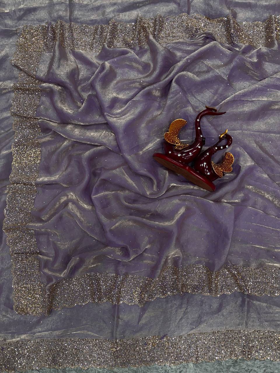 Trending Designer Diamond Work Saree Collection