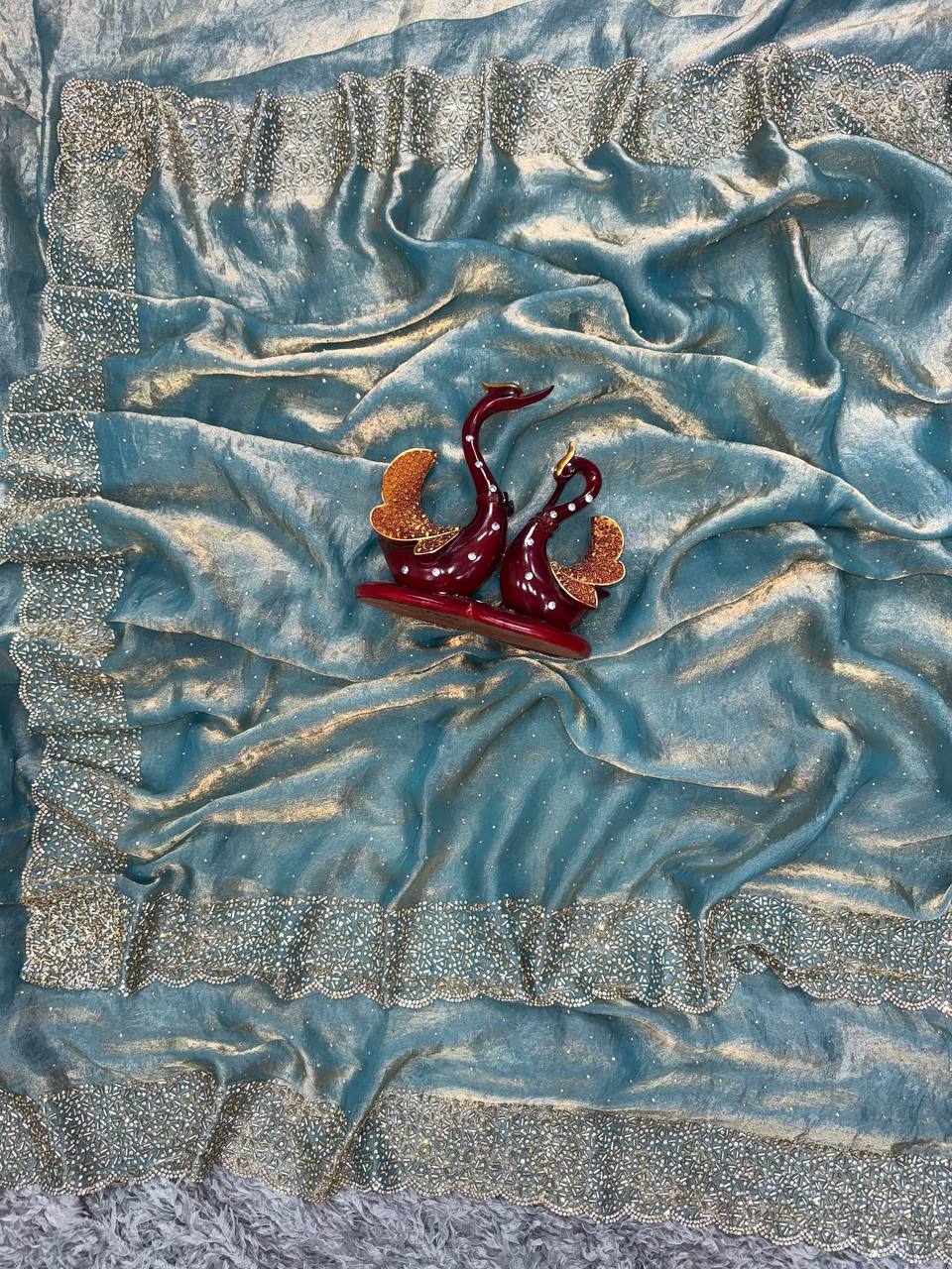 Trending Designer Diamond Work Saree Collection