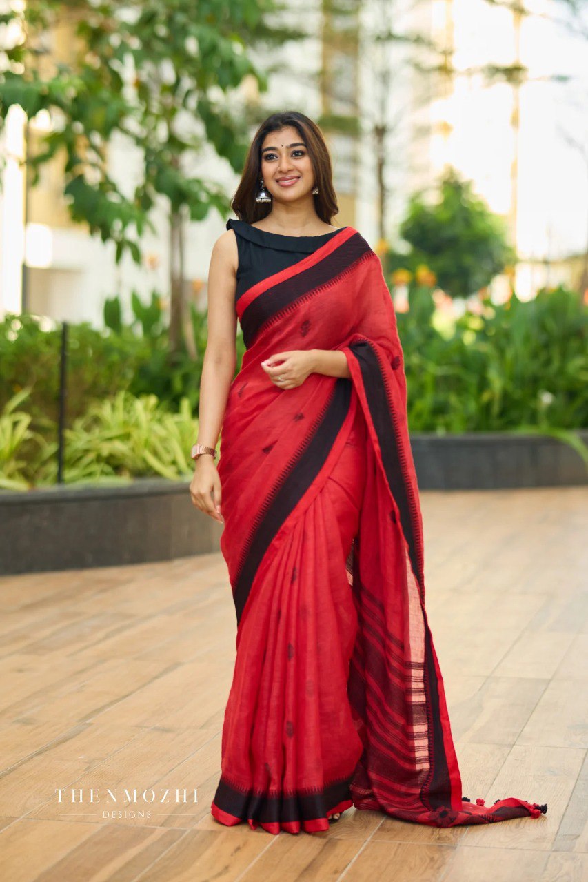 Soft Lilan Slab Saree with Rich Jacquard Work