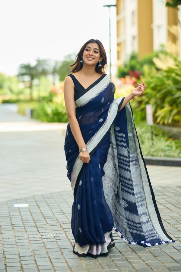 Soft Lilan Slab Saree with Rich Jacquard Work