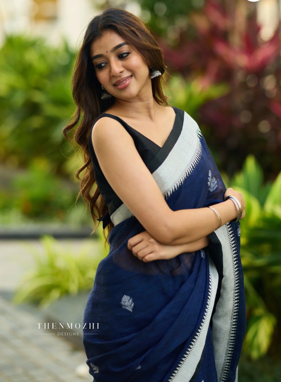 Soft Lilan Slab Saree with Rich Jacquard Work