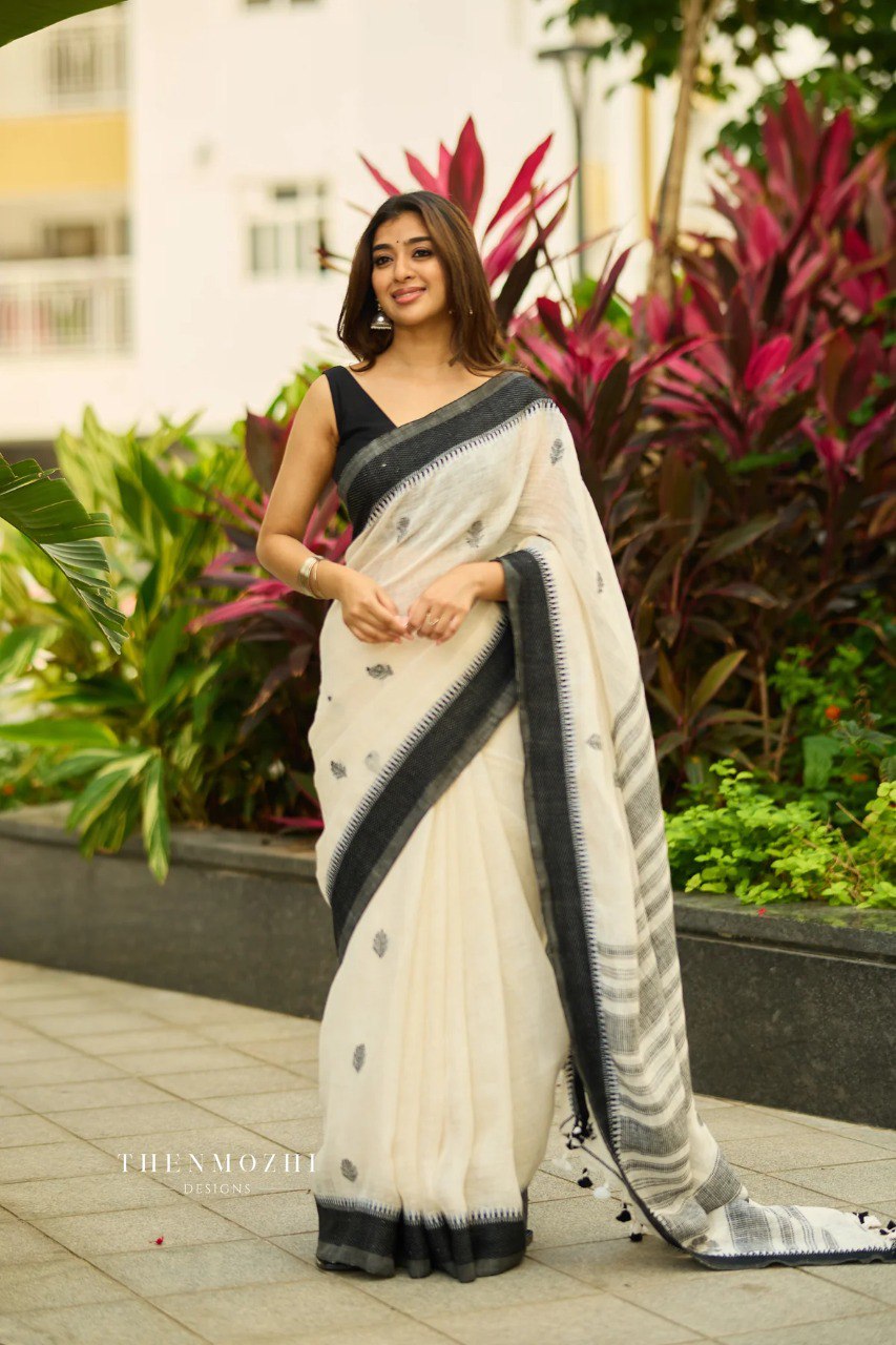 Soft Lilan Slab Saree with Rich Jacquard Work