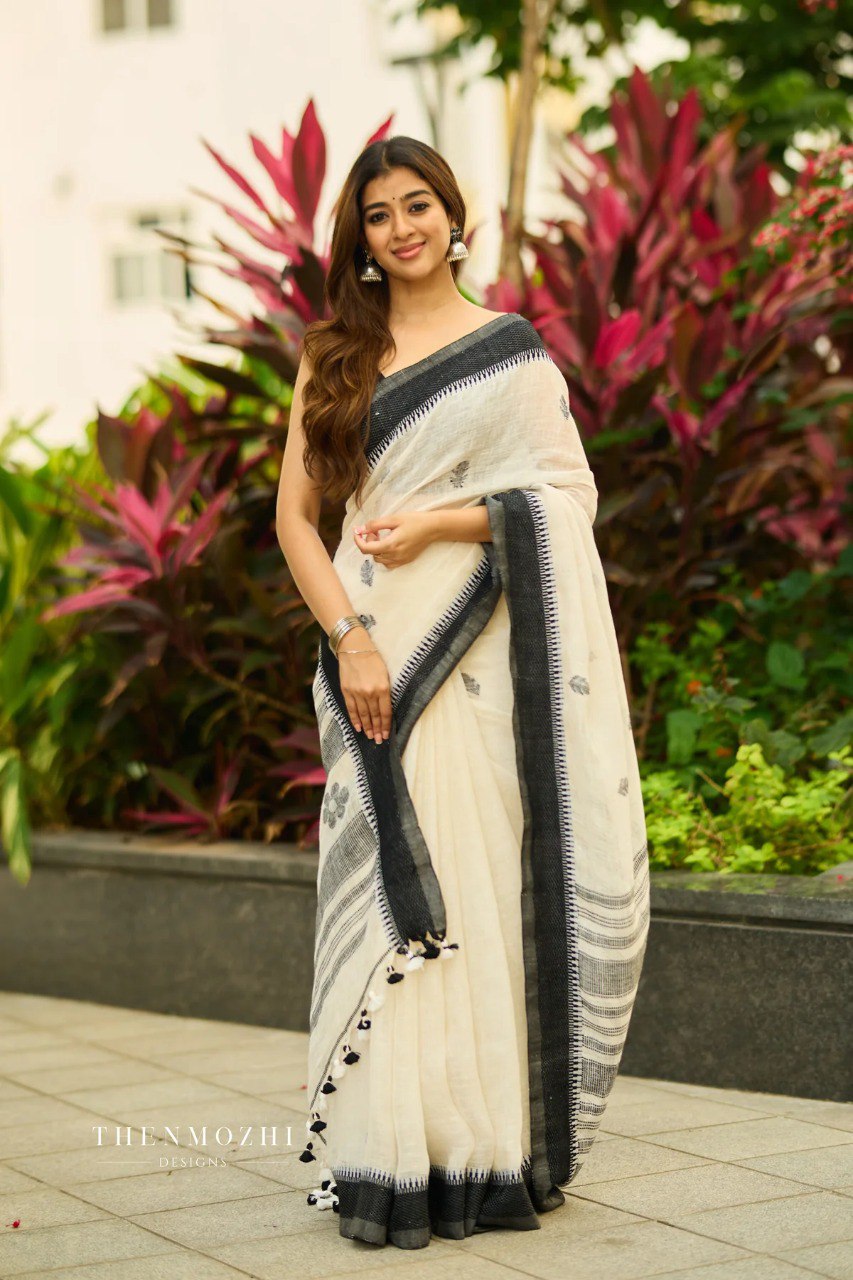 Soft Lilan Slab Saree with Rich Jacquard Work
