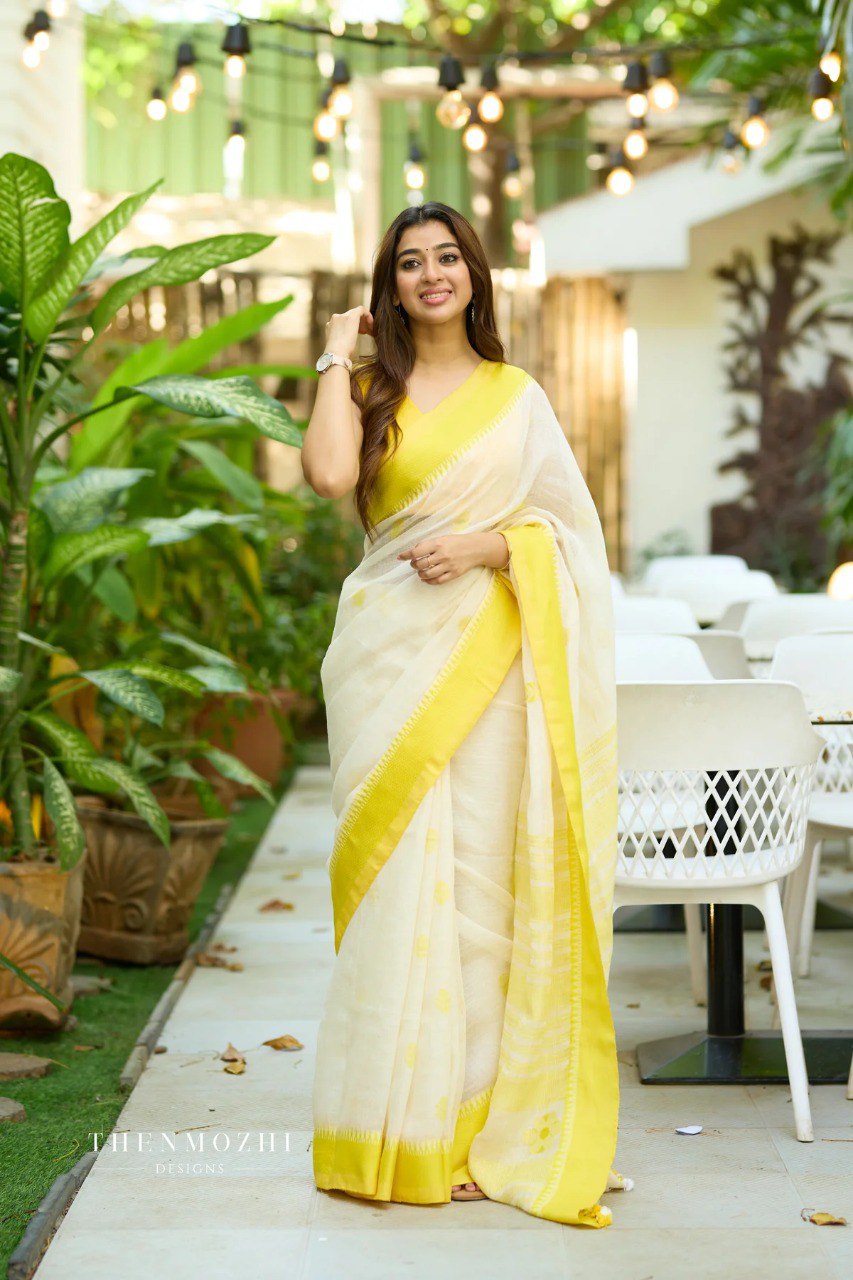 Soft Lilan Slab Saree with Rich Jacquard Work