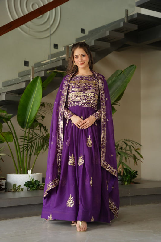 Premium Readymade Gown with Dupatta