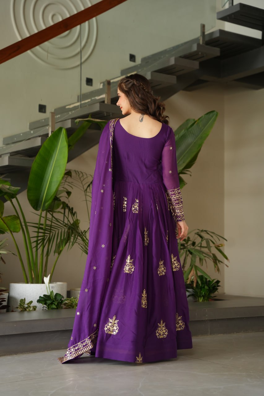 Premium Readymade Gown with Dupatta