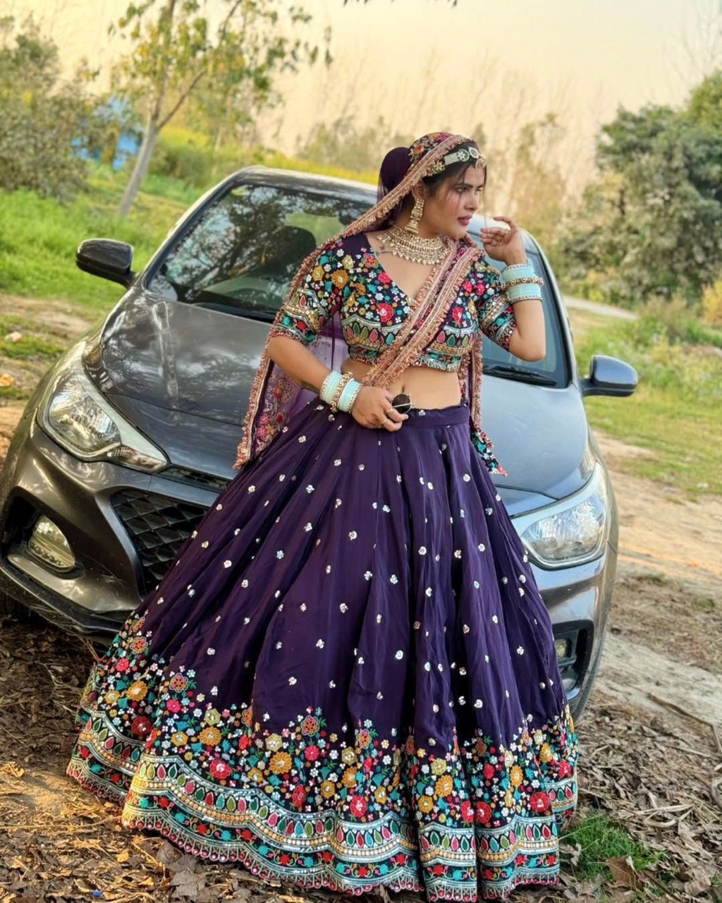 New Heavy Boutique Full-Stitched Lehenga Set in Faux Georgette