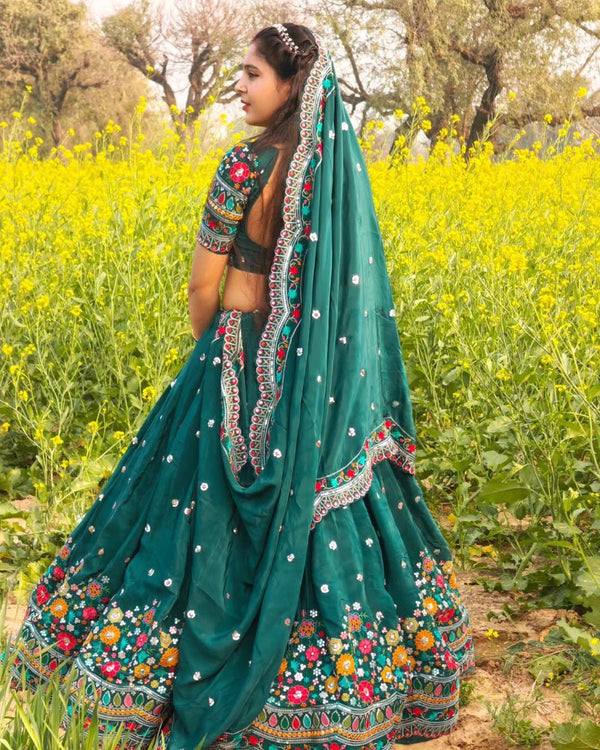 New Heavy Boutique Full-Stitched Lehenga Set in Faux Georgette