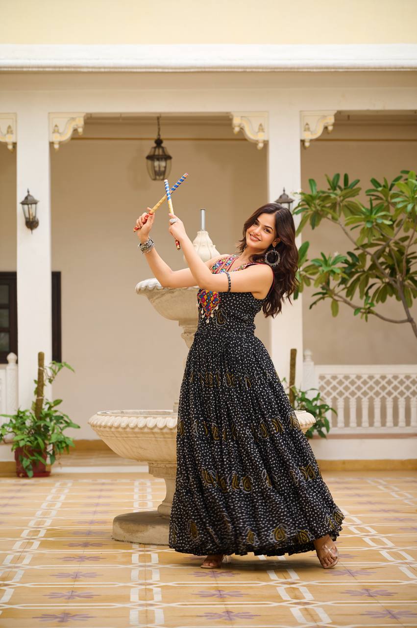 Navratri 12 Meter Flair Gamathi Gown