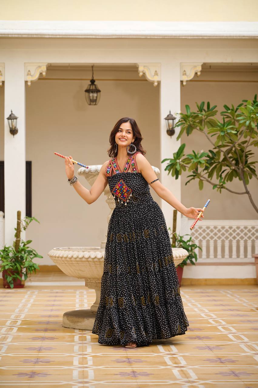 Navratri 12 Meter Flair Gamathi Gown