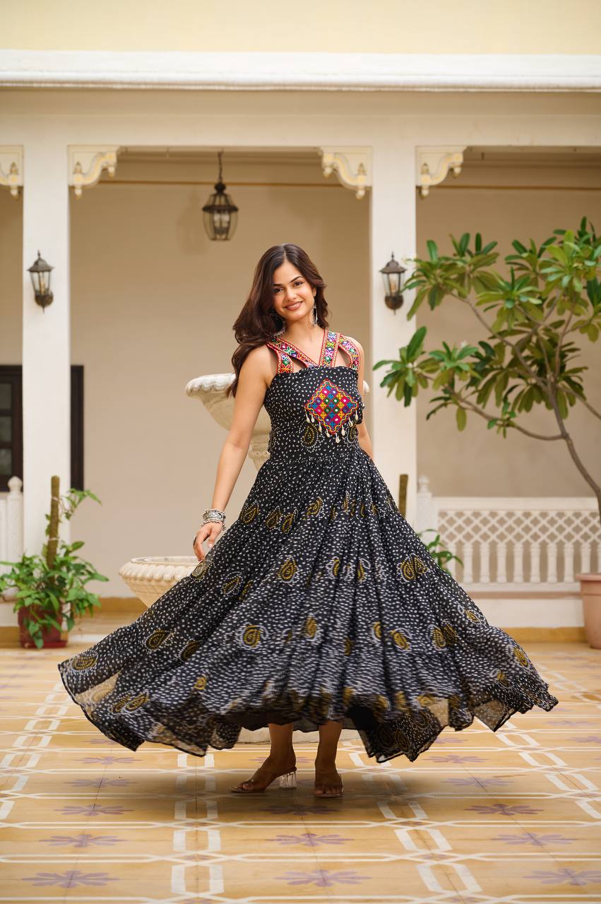 Navratri 12 Meter Flair Gamathi Gown