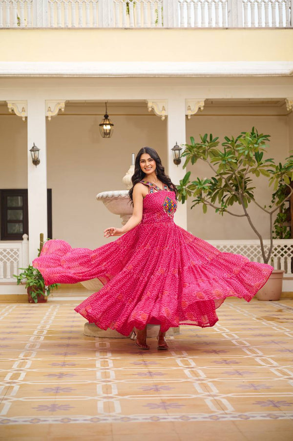 Navratri 12 Meter Flair Gamathi Gown