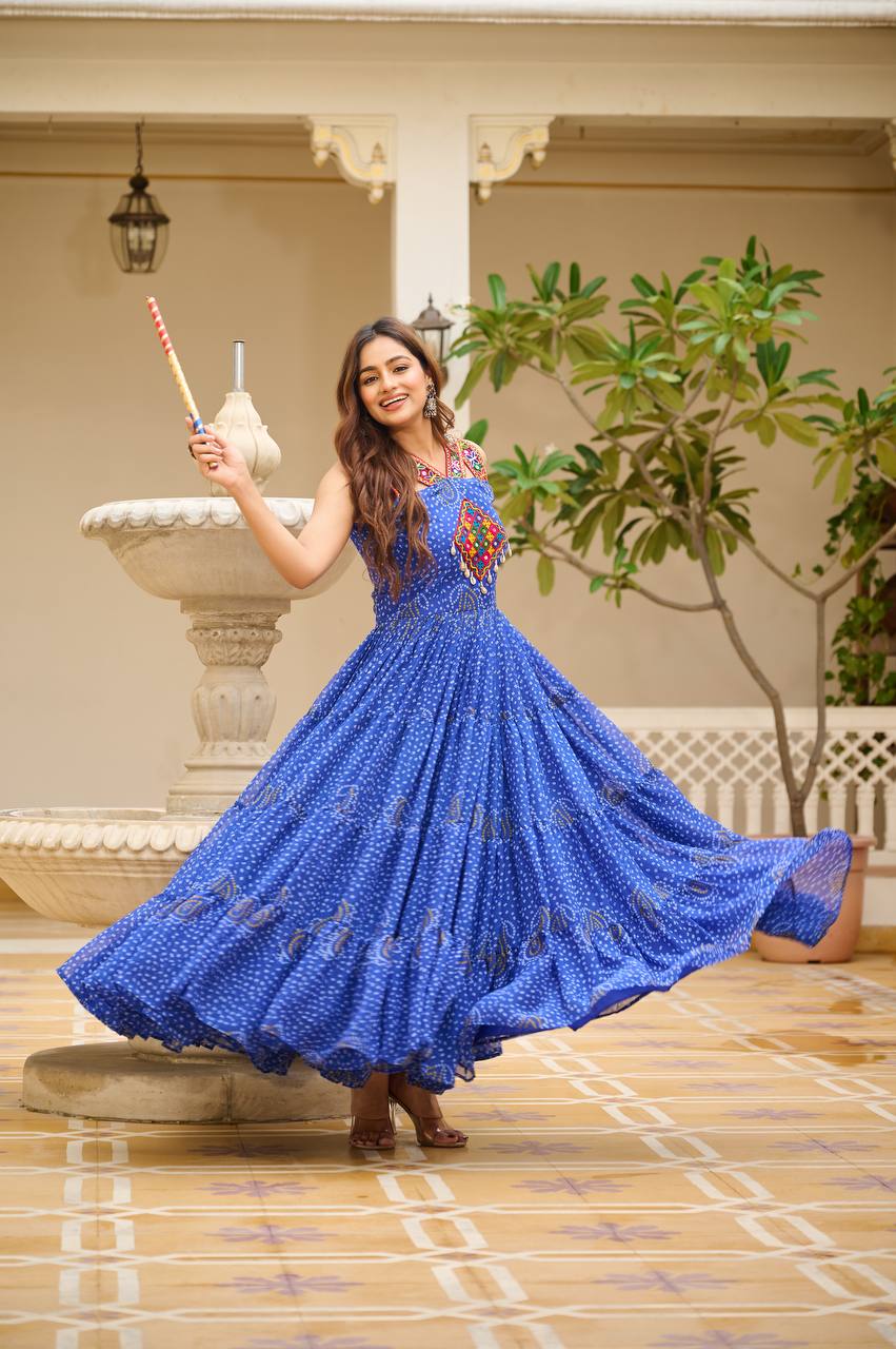 Navratri 12 Meter Flair Gamathi Gown