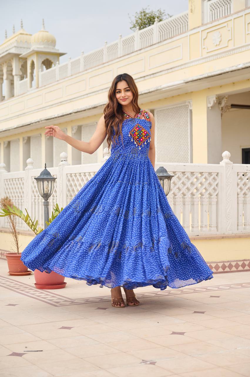Navratri 12 Meter Flair Gamathi Gown