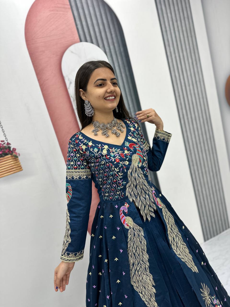Festival Special Crop Top with Shrug & Lehenga Set